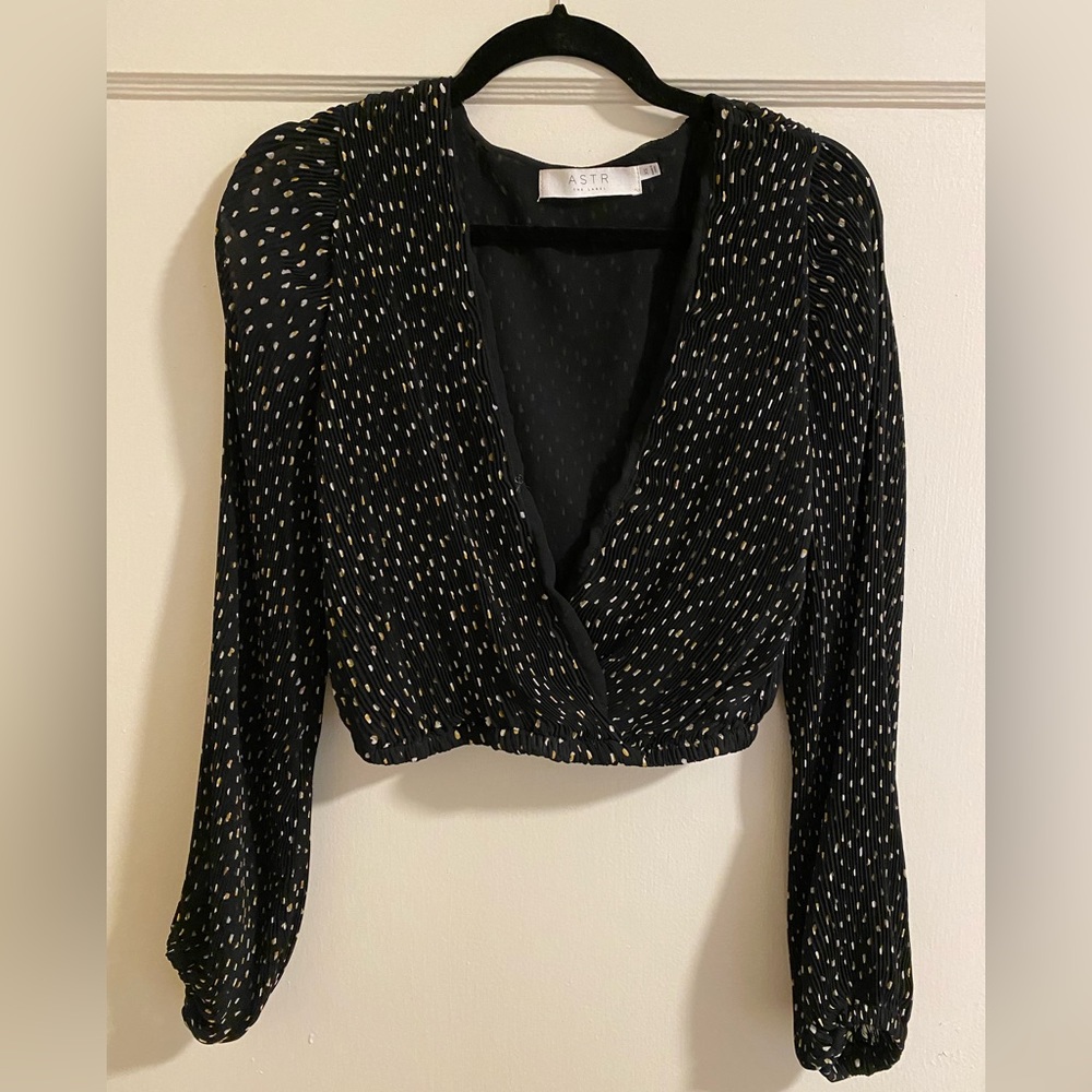 Astr the label polka dot blouse